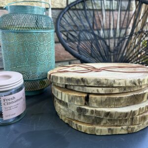 lot de dessous de plat artisanaux en bois flotté pièce unique fait main