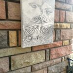 Toile artistique couple romantique en noir et blanc – création murale contemporaine